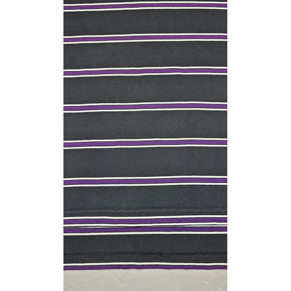 Polo Golf Ralph Lauren Kansas State Wildcats Polo Shirt Mens Large Black Striped